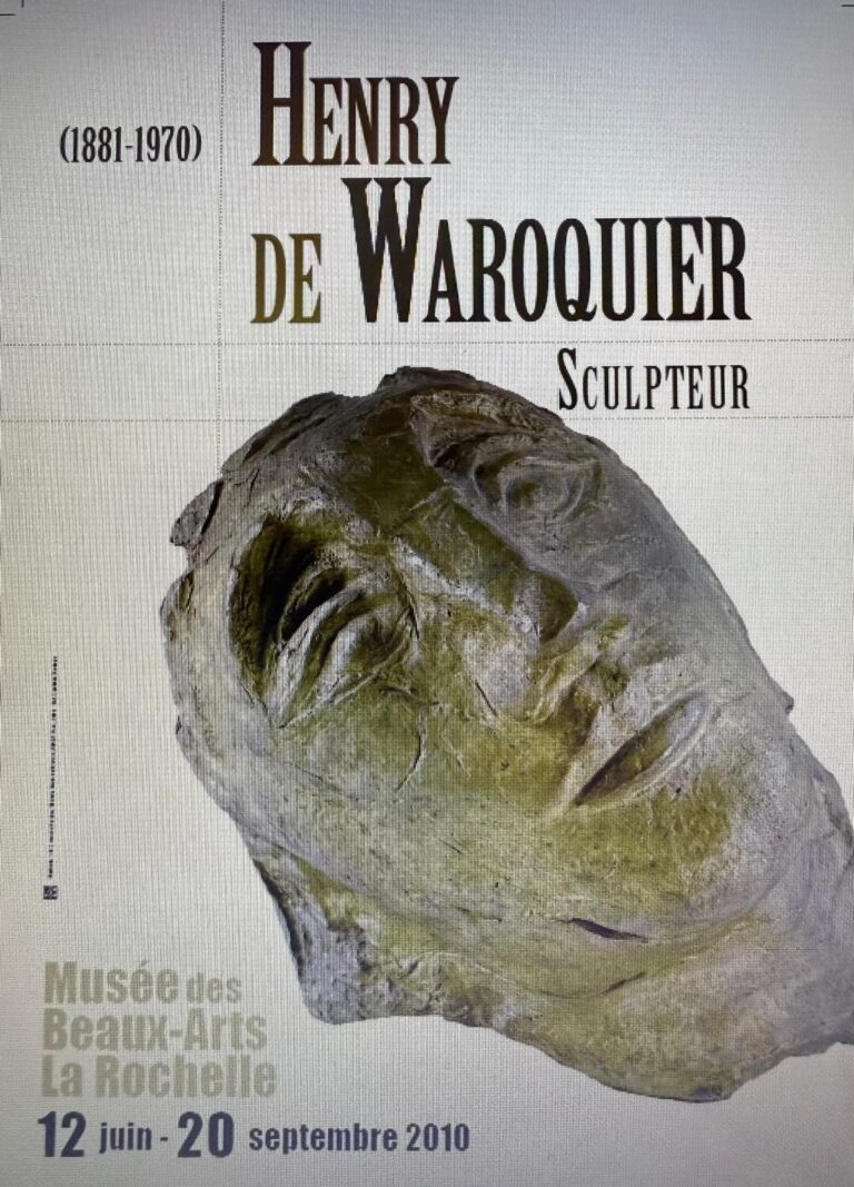 Affiche Rétrospective Henry de Waroquier