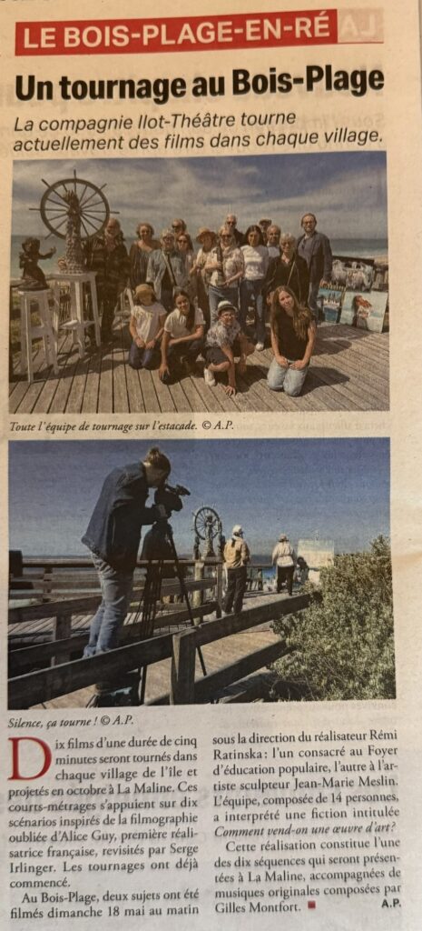 Article Cinéma 1 sculpture cinéma poésie conte meslin artiste