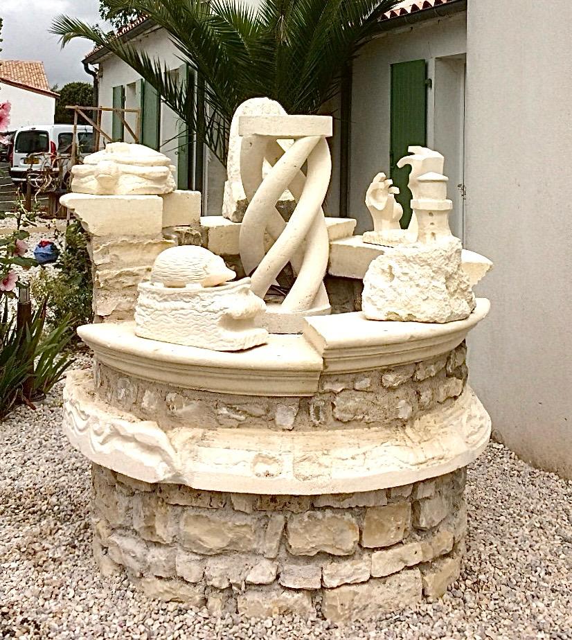 Oeuvre publique Le Puits du Partage