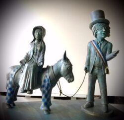 Bronze La Balade de la Vierge Rétaise