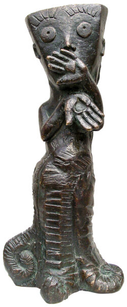 Bronze Le Coeur sur la Main