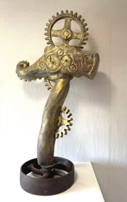 Bronze Le Marteau à Engrenages