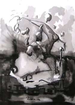 Dessin 5 croquis peinture exploration création